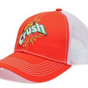 Vintage Orange Crush Soda Pop Adult 90's Trucker Cap hat Orange/White